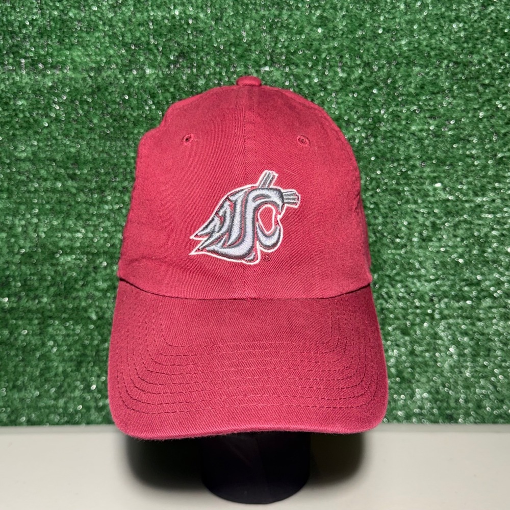 WSU Cougars Hat Crimson Red Stretch Cap NCAA Top of the World Unisex One Size